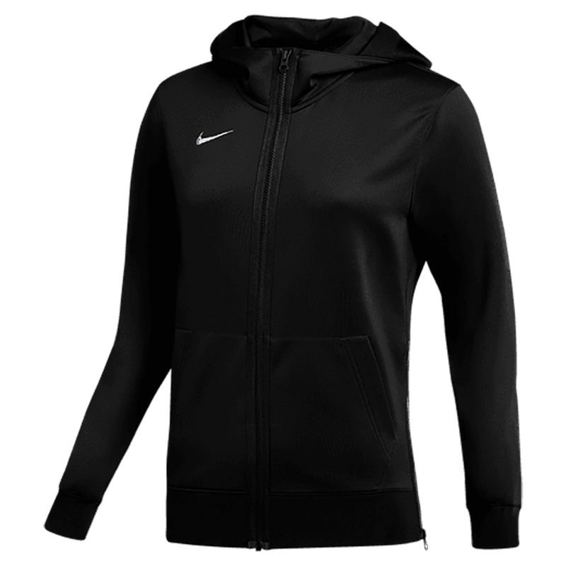 black nike zip hoodie women's