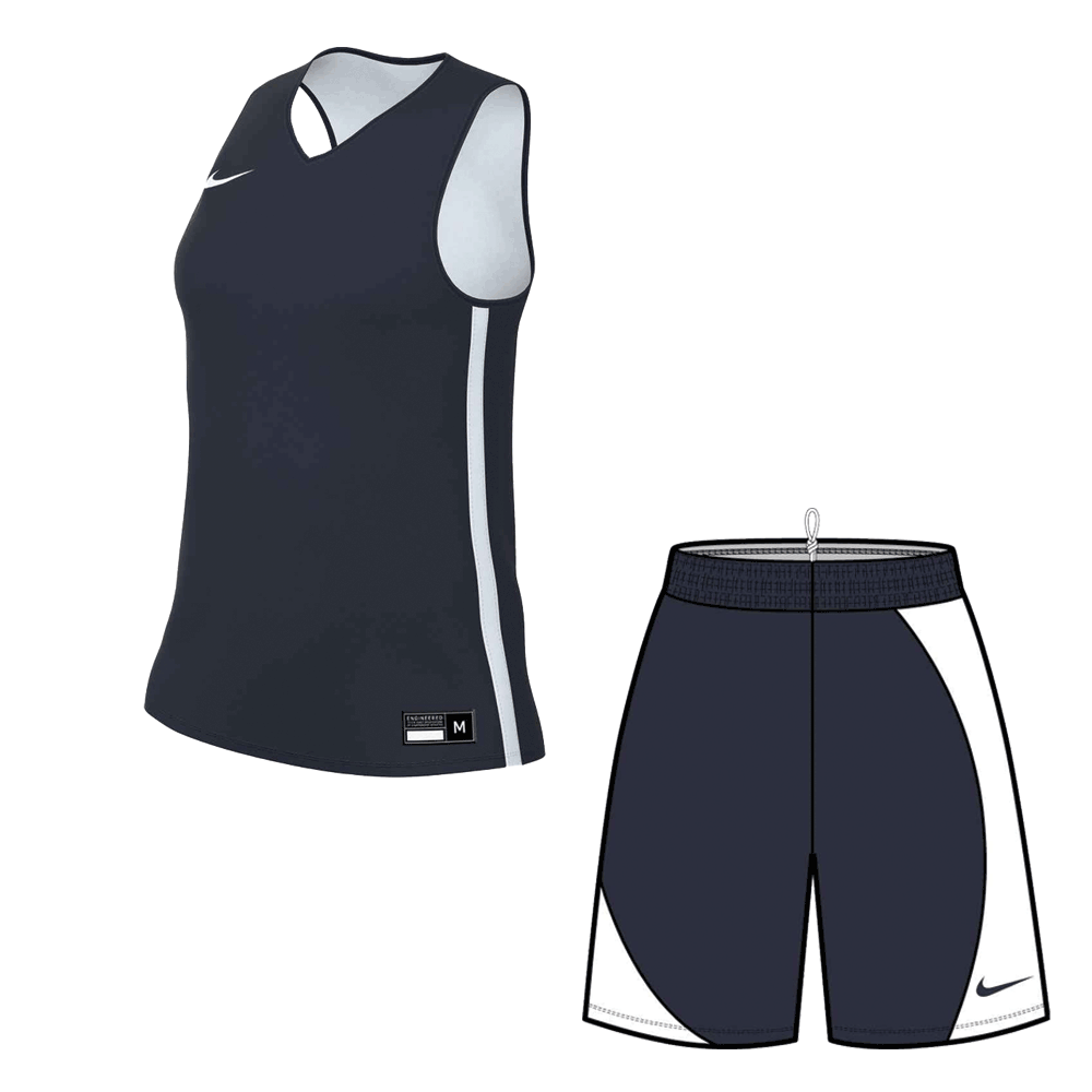 College Navy/White/White