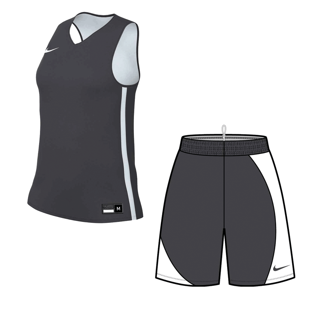 Anthracite/White/White