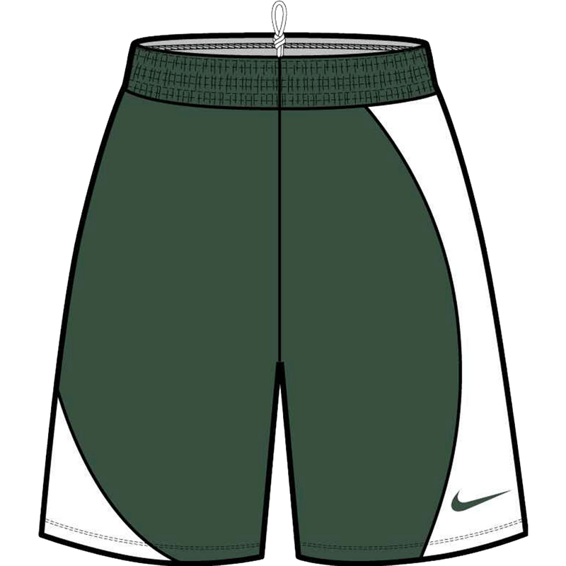 Pantalones cortos de baloncesto Nike Essential Practice para mujer de 6,25