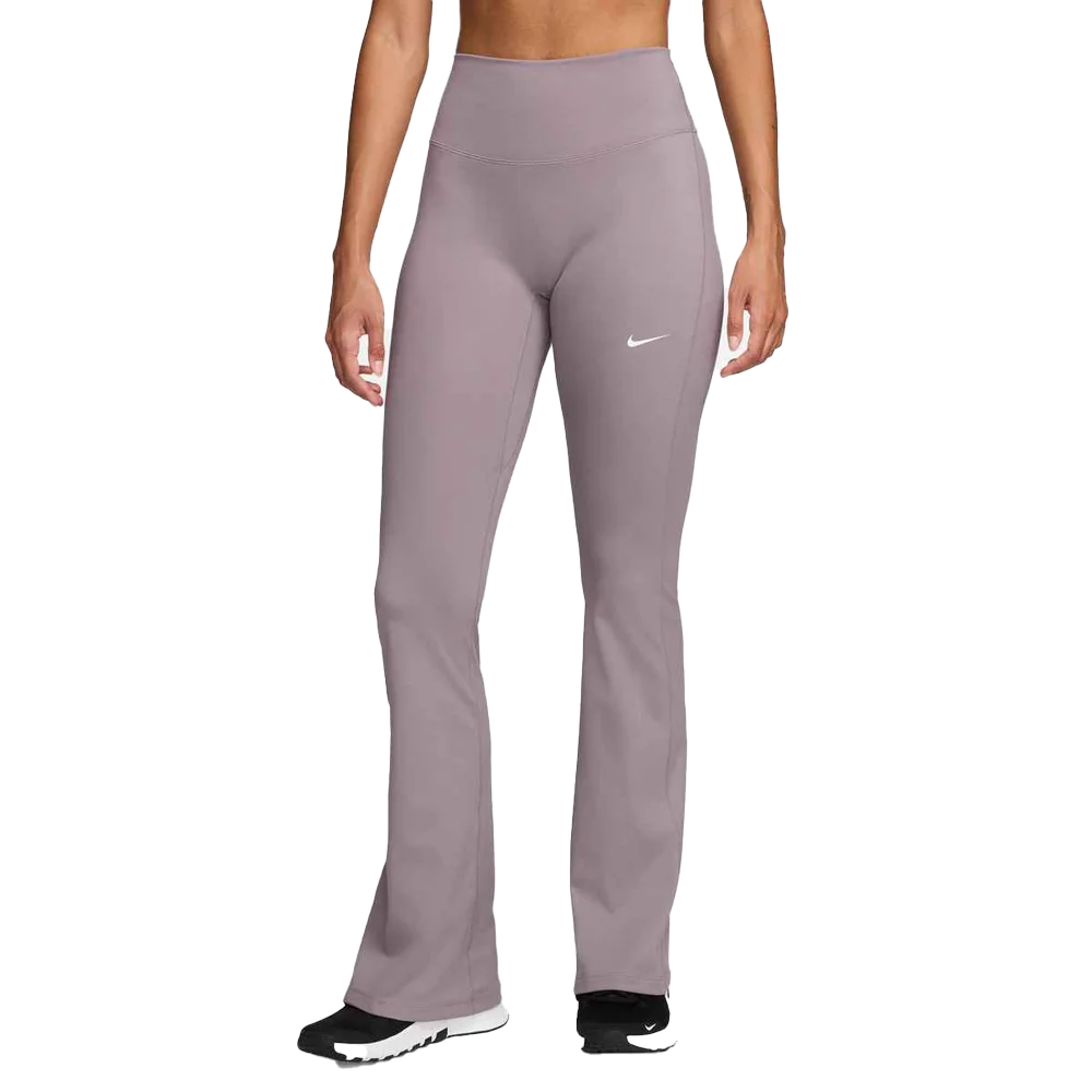 Nike Women's One High-Waisted Flared Leggings Purple color