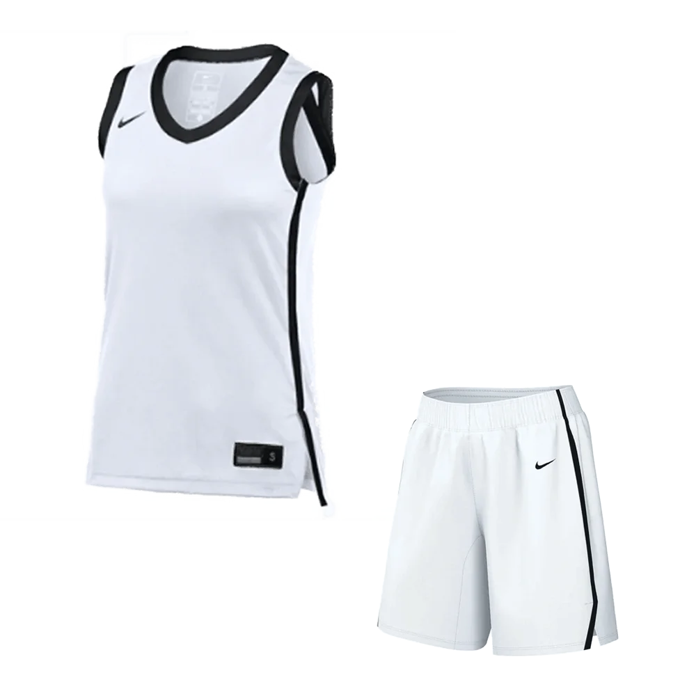 Nike Women's Pinnacle Basketball Jersey and Shorts (Stock) White color