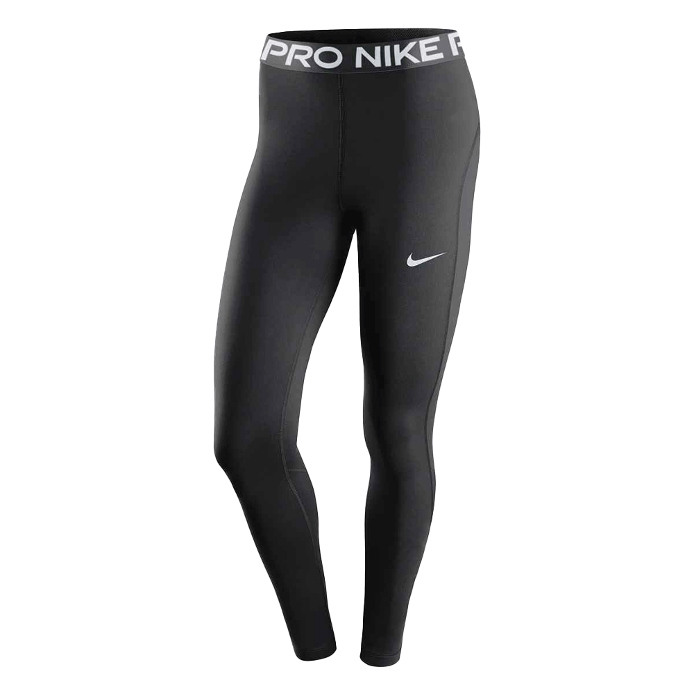 Nike Women's Pro Mid-rise Mesh-paneled Leggings