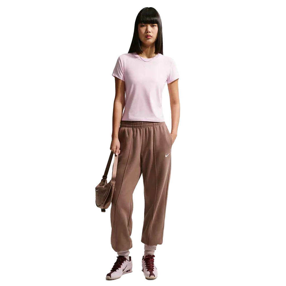 Nike Women's Sportswear Chill Knit T-Shirt Pink color. 