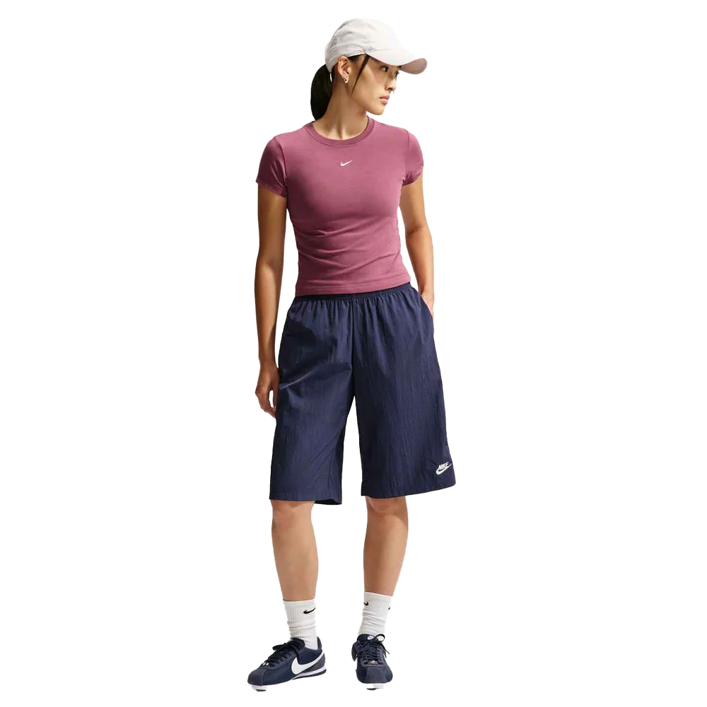 Nike Women's Sportswear Chill Knit T-Shirt Pink  color,