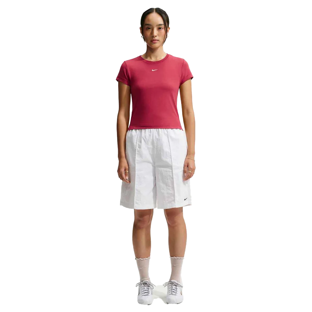 Nike Women's Sportswear Chill Knit T-Shirt Red color