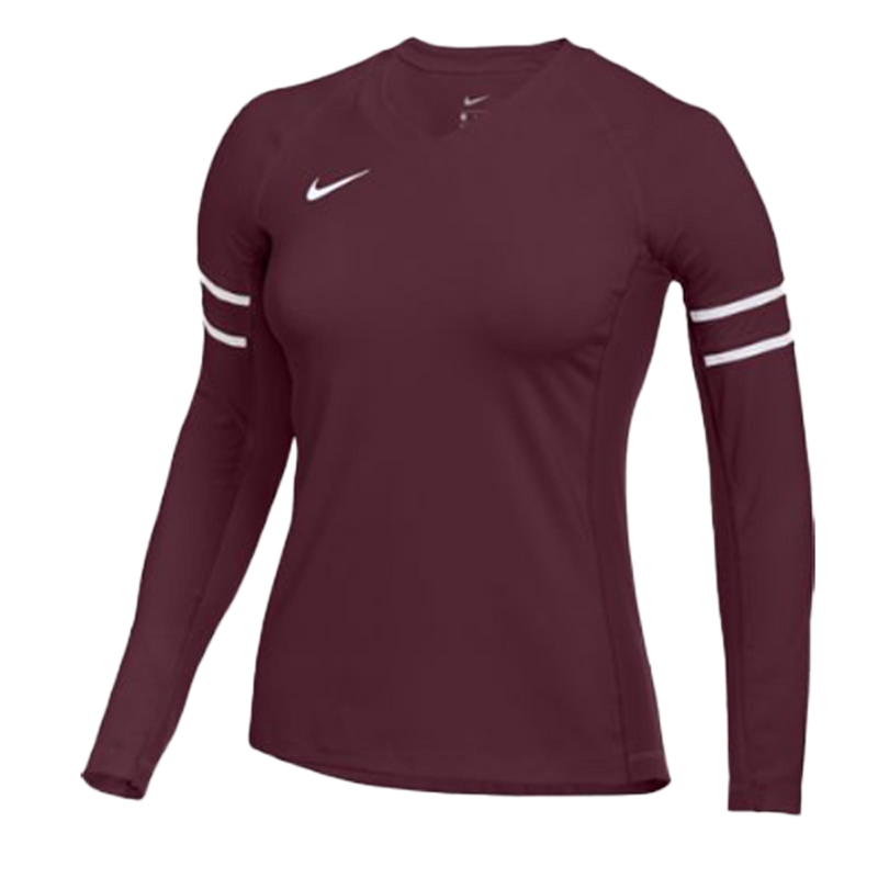 Camiseta de manga larga Nike Stock Club Ace para mujer (corte ajustado)