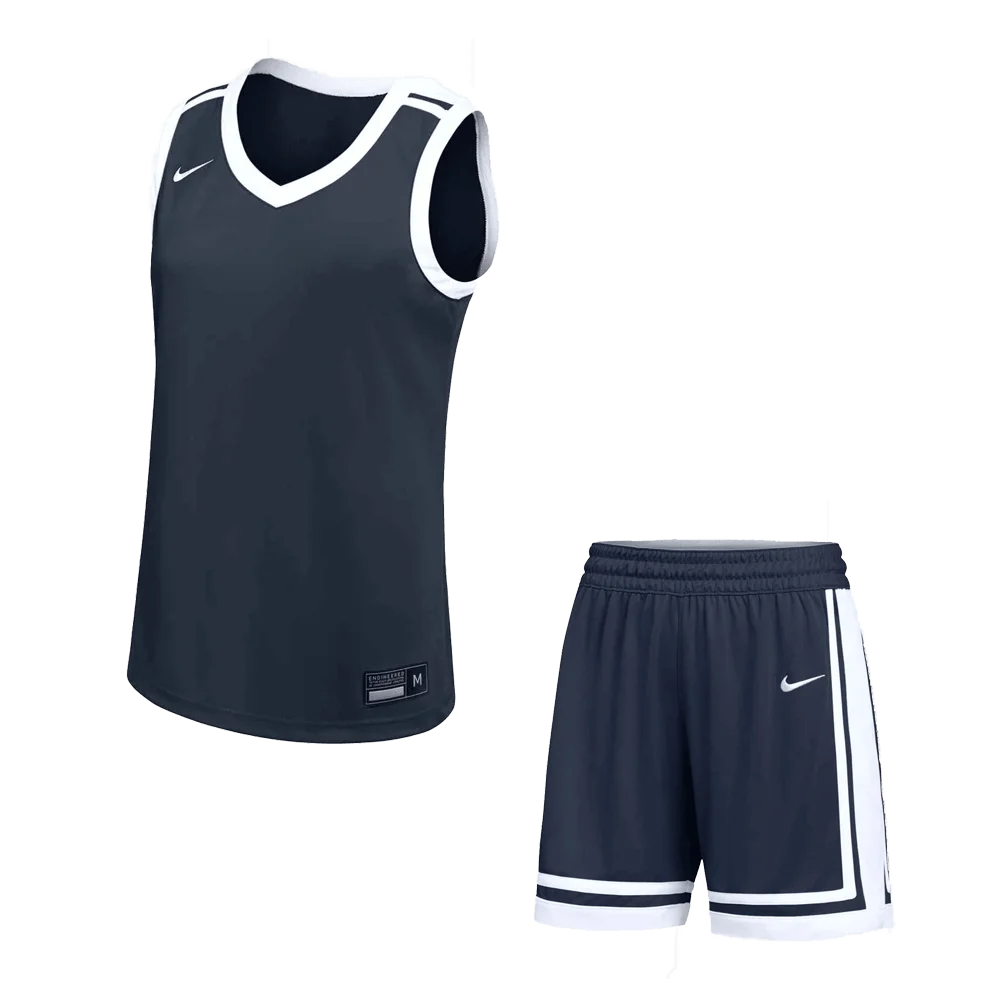 Nike Women's Stock Elite Pro Jersey and Short Navy color