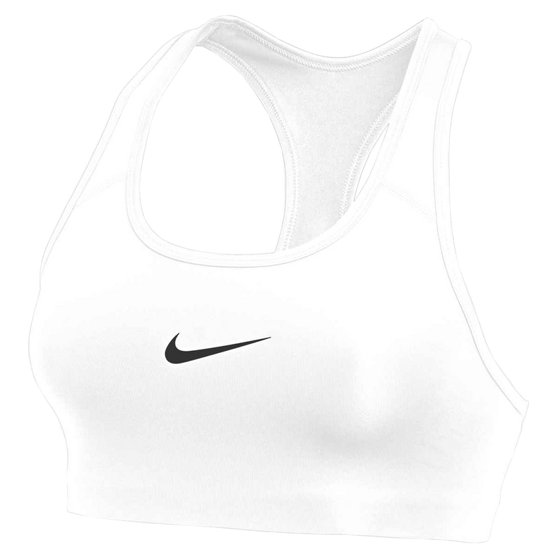 Sujetador deportivo Nike Swoosh para mujer, de sujeción media y sin relleno