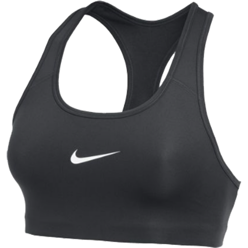 Sujetador deportivo Nike Swoosh para mujer, de sujeción media y sin relleno