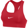 Sujetador deportivo Nike Swoosh para mujer, de sujeción media y sin relleno
