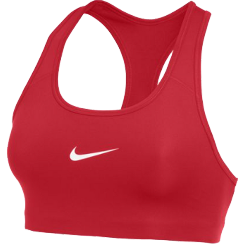 Sujetador deportivo Nike Swoosh para mujer, de sujeción media y sin relleno