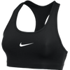 Sujetador deportivo Nike Swoosh para mujer, de sujeción media y sin relleno