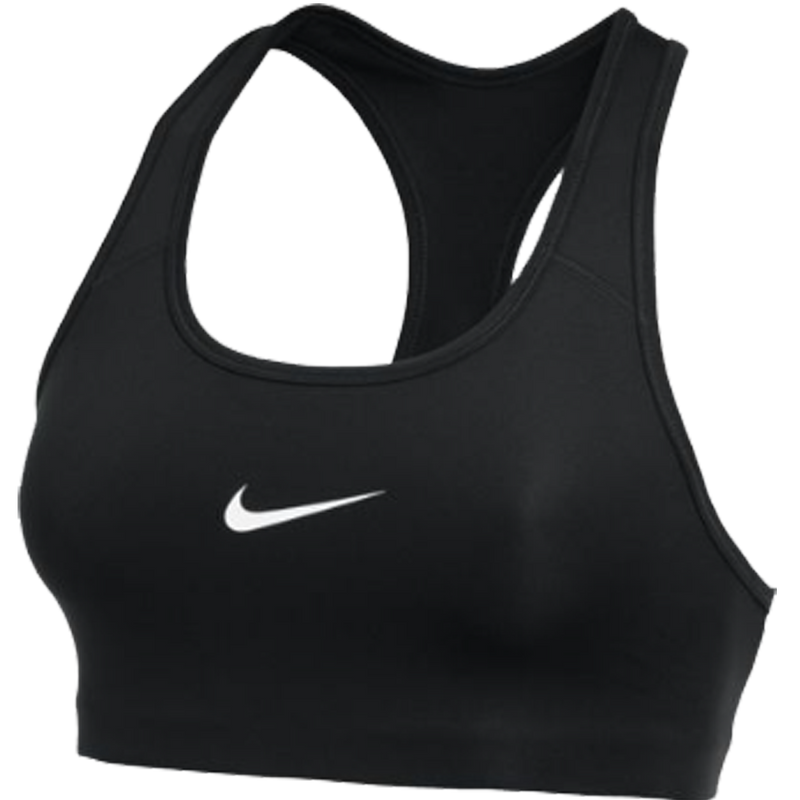 Sujetador deportivo Nike Swoosh para mujer, de sujeción media y sin relleno