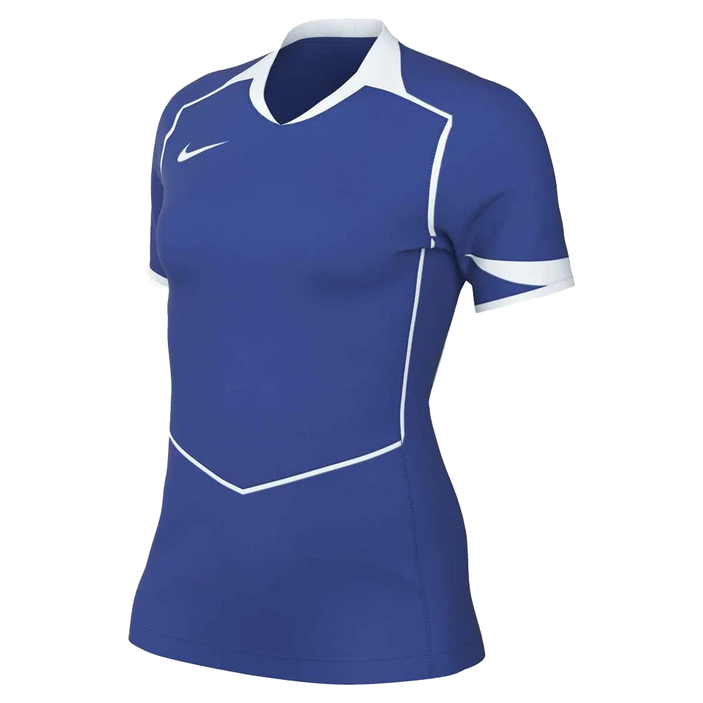 Nike Women's T90 Short Sleeve Jersey blue Color.