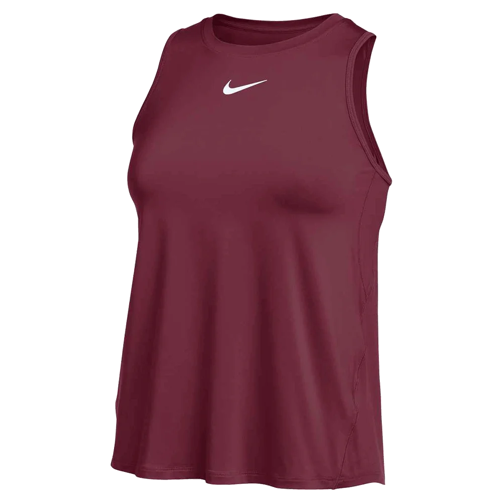 Nike Women's Team One DF Classic Tank maroon Color