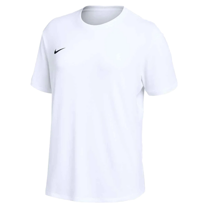 Nike Women's Team One Relaxed Top SS white color