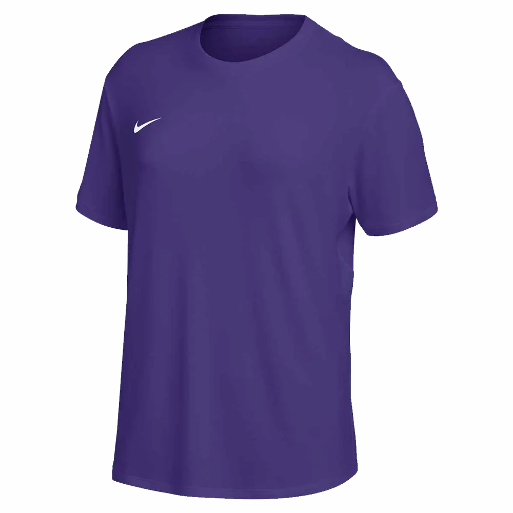 Nike Women's Team One Relaxed Top SS purple color.