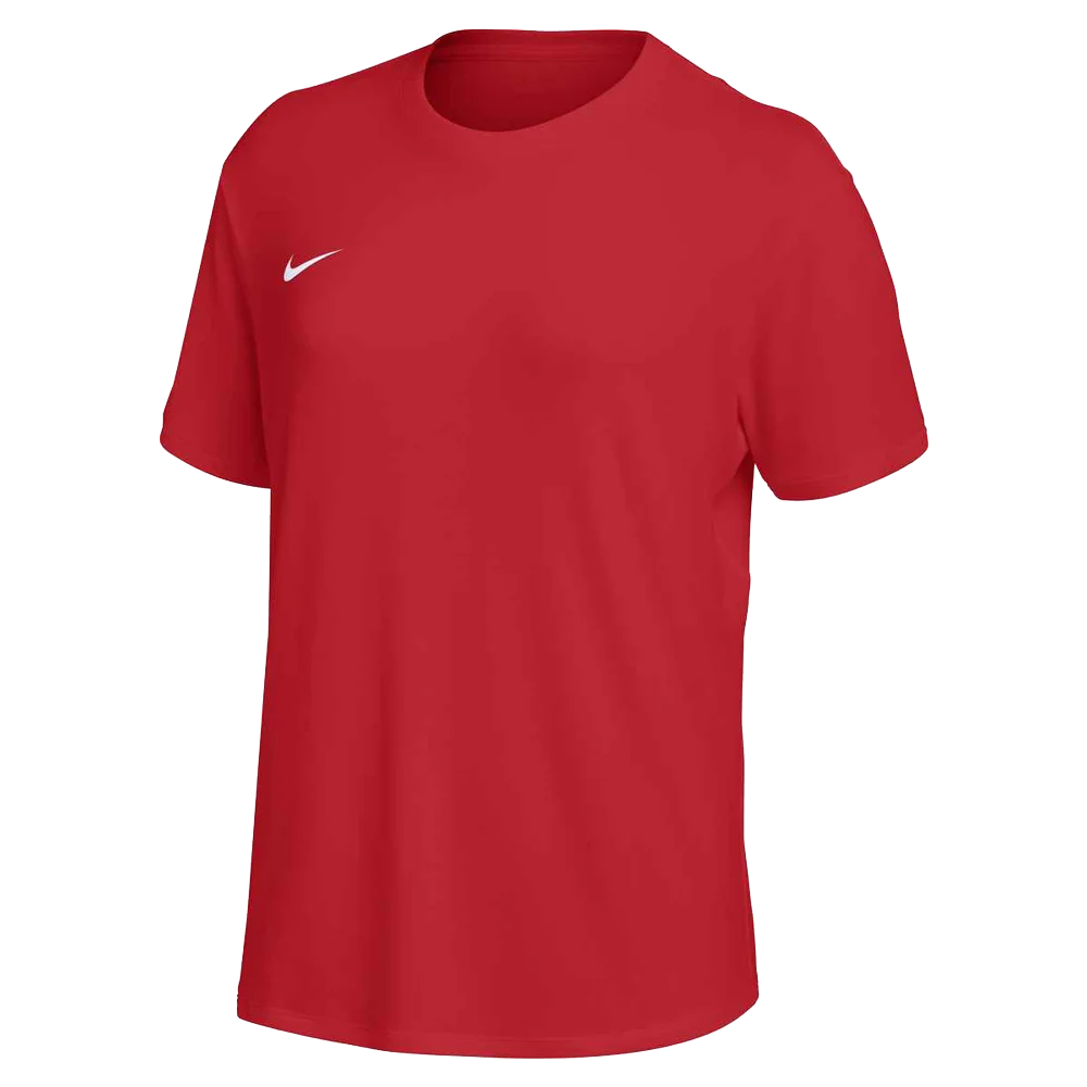 Nike Women's Team One Relaxed Top SS red color
