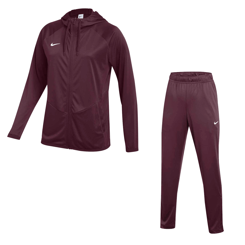 Deep Maroon/White