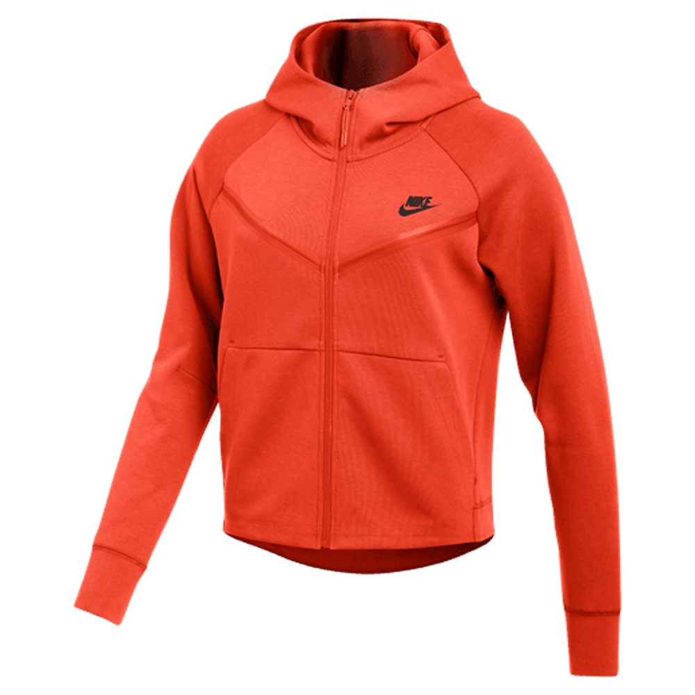 Red nike tech fleece windrunner hotsell