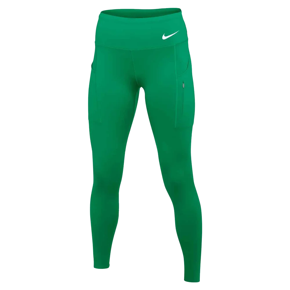 Nike Women's Therma-Fit Go Mid-Rise 78 Tights (Stock) Green color
