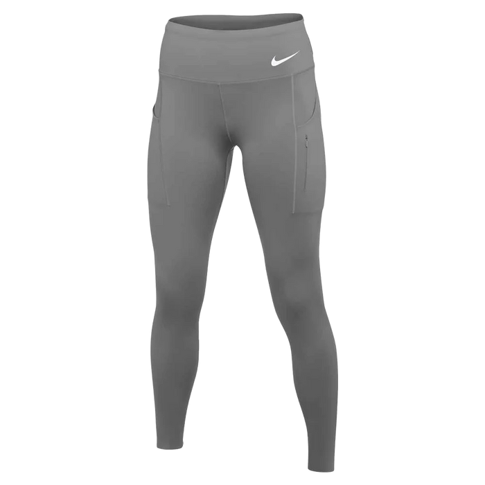 Nike Women's Therma-Fit Go Mid-Rise 78 Tights (Stock) Grey color