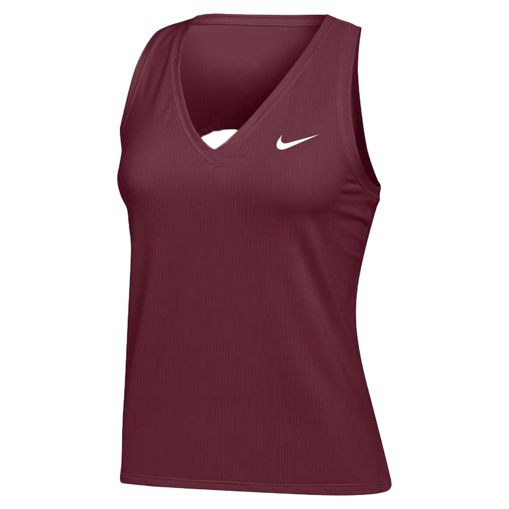 Nike Womens Team Court Tank Maroon Xs