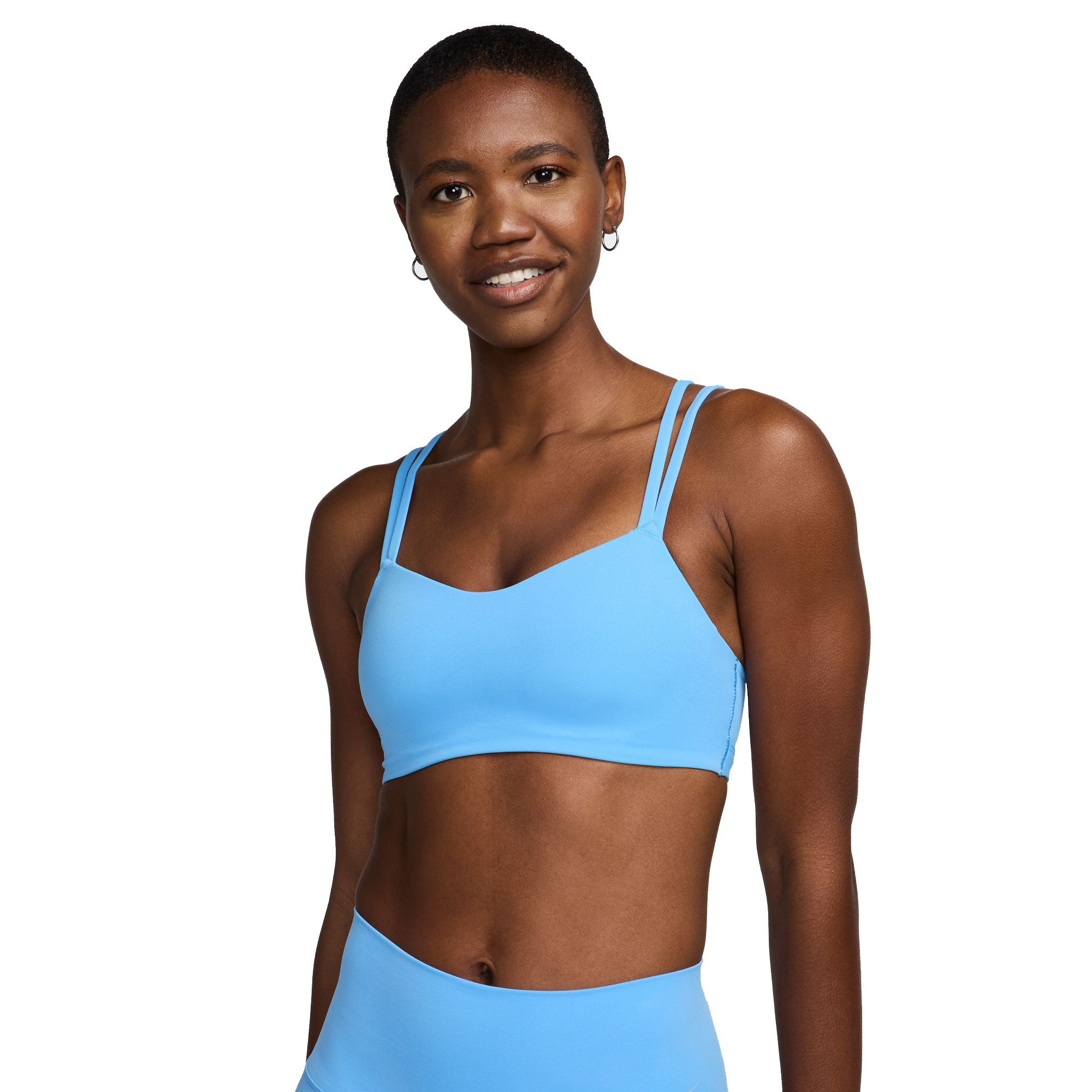 Nike sports bra strappy discount