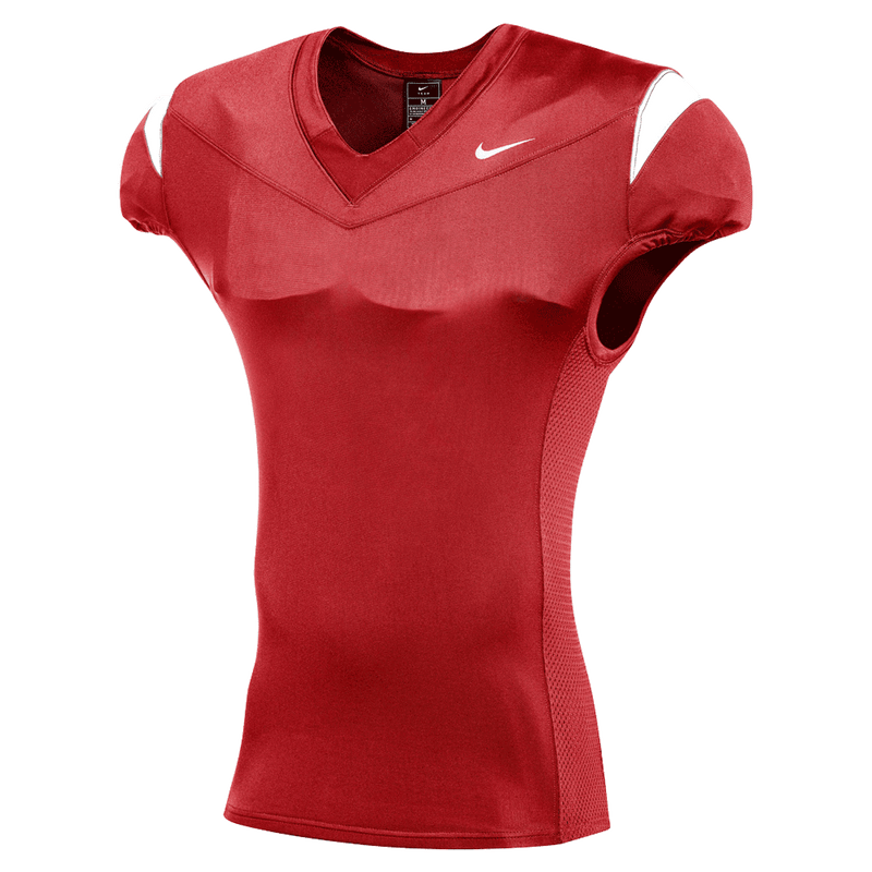 Camiseta de fútbol Nike Alpha Pro con mangas cortas para hombre (de serie) (Ajuste ajustado)