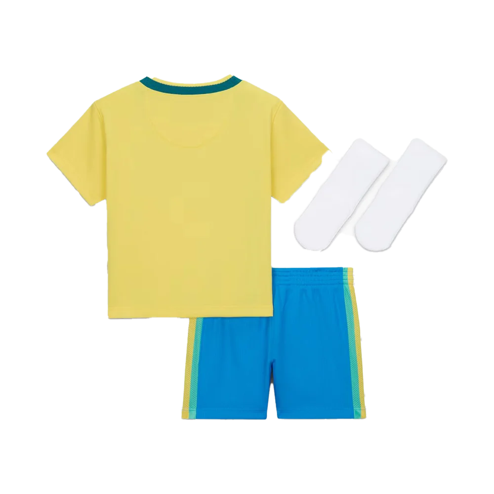 Nike Baby/Toddler Brazil 2026 Stadium Home Soccer Replica 3-Piece Kit