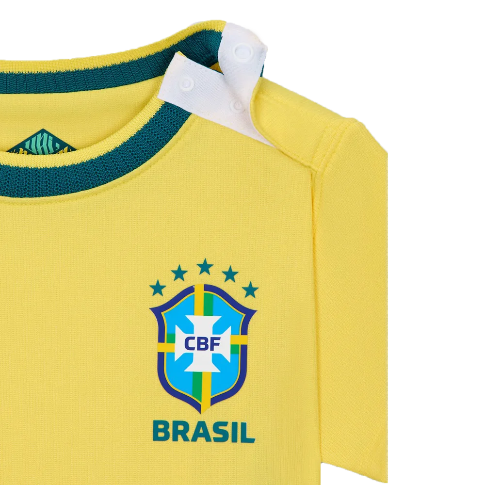 Nike Baby/Toddler Brazil 2026 Stadium Home Soccer Replica 3-Piece Kit