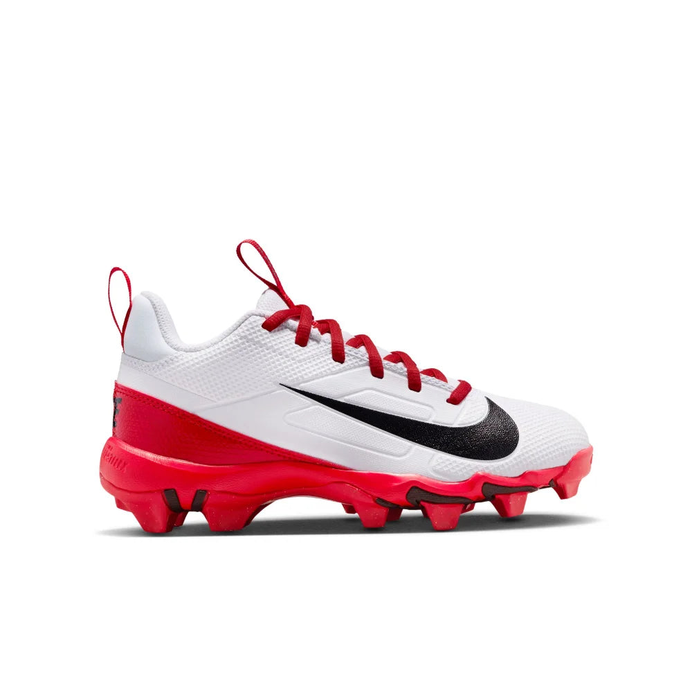 Nike Big Kids' Alpha Menace 4 Shark Football Cleats Red Color