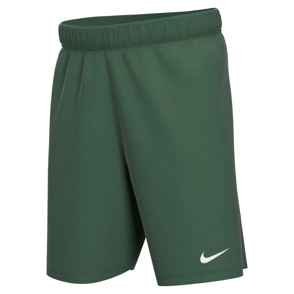 Nike Big Kids Dri-FIT Park 3 Knit Soccer Shorts Green Color.
