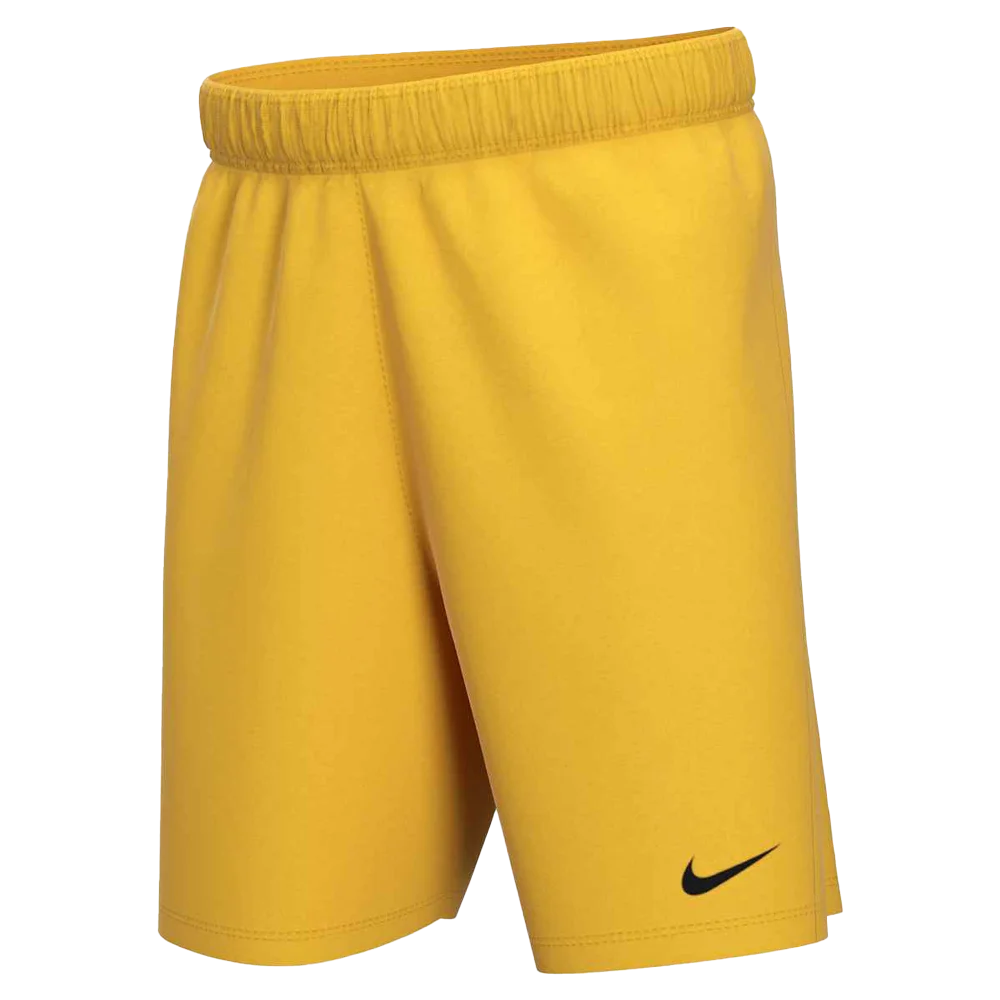 Nike Big Kids Dri-FIT Park 3 Knit Soccer Shorts Yellow Color.