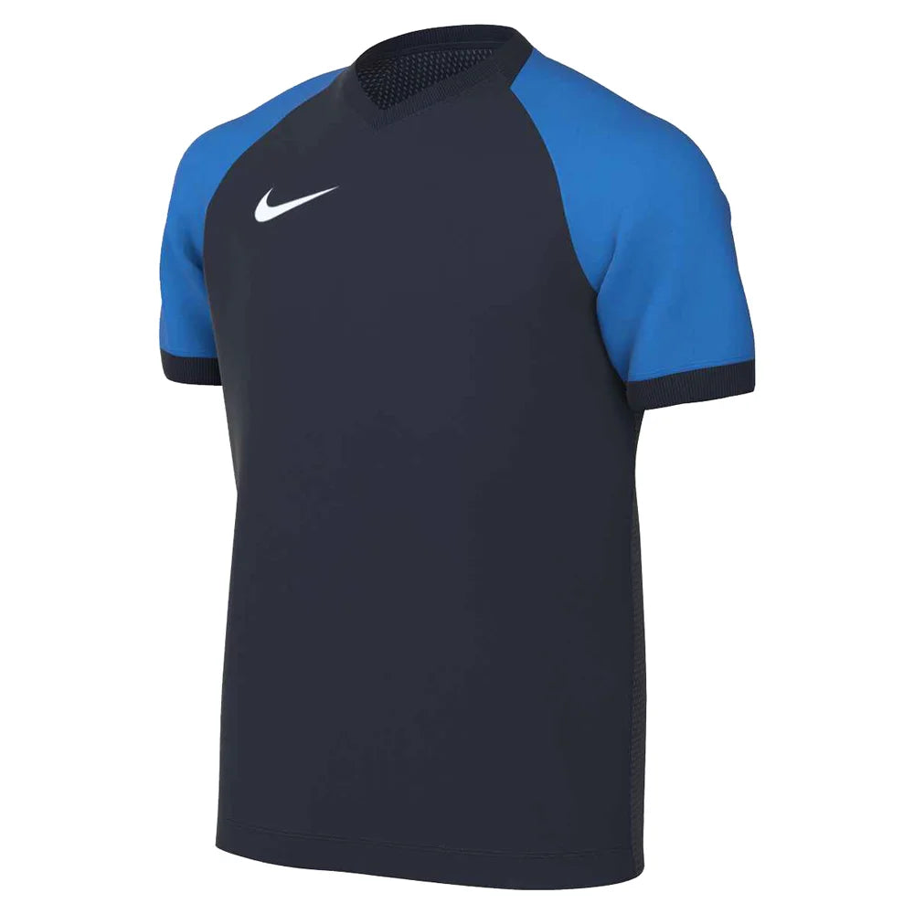 Nike Big Kids' Dri-FIT Trophy VI Short-Sleeve Soccer Jersey Navy Color