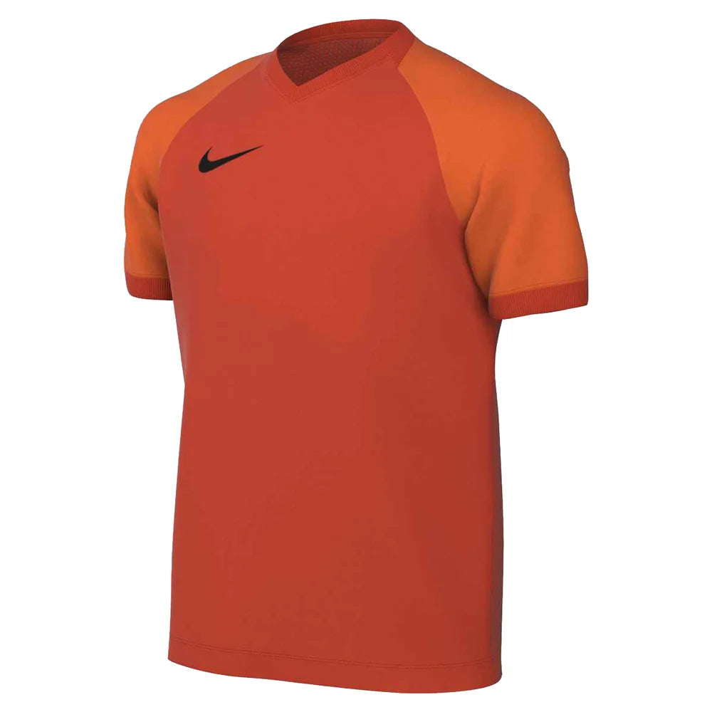 Nike Big Kids' Dri-FIT Trophy VI Short-Sleeve Soccer Jersey Orange Color