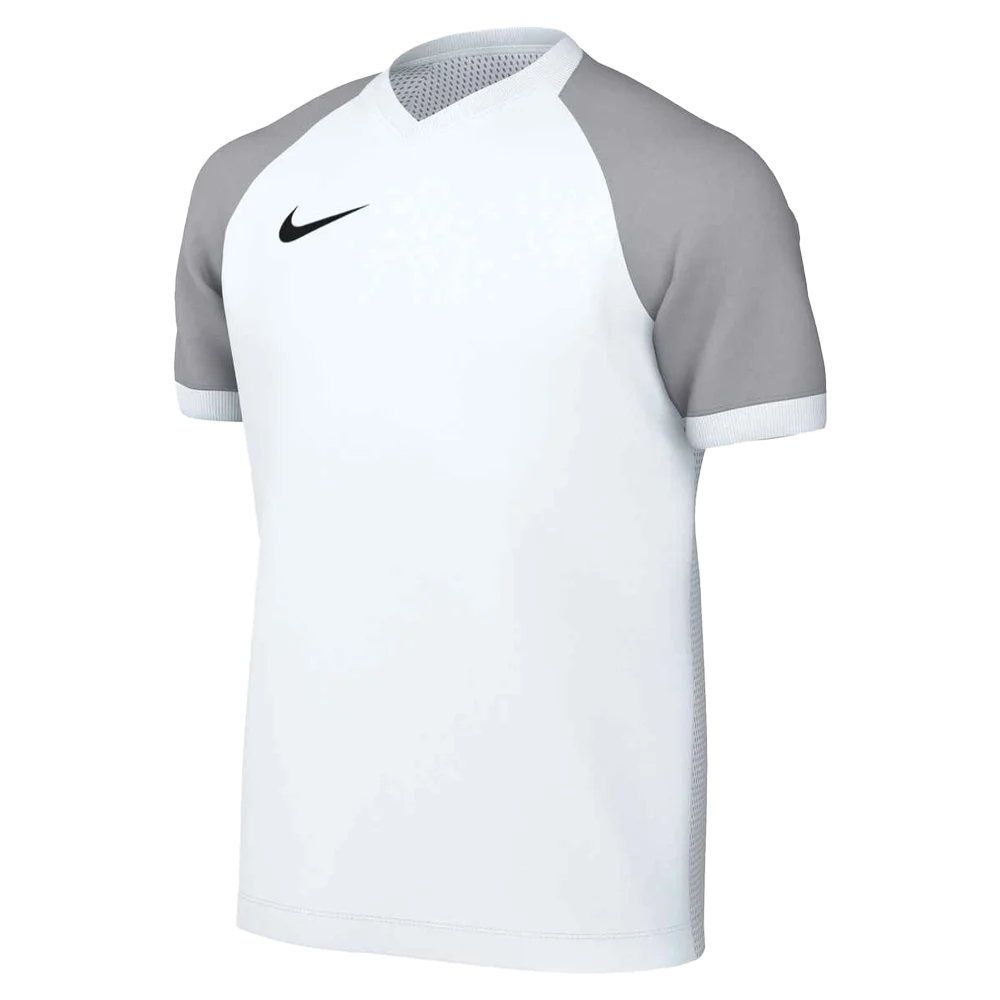 Nike Big Kids' Dri-FIT Trophy VI Short-Sleeve Soccer Jersey White Color