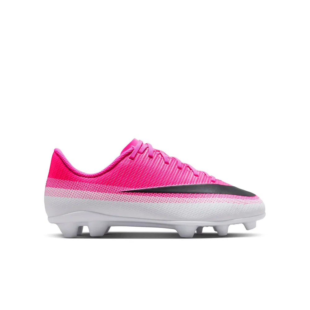 Nike Big Kids' Jr. Mercurial Vapor 17 Club Multi-Ground Low-Top Soccer Cleats Pink Color