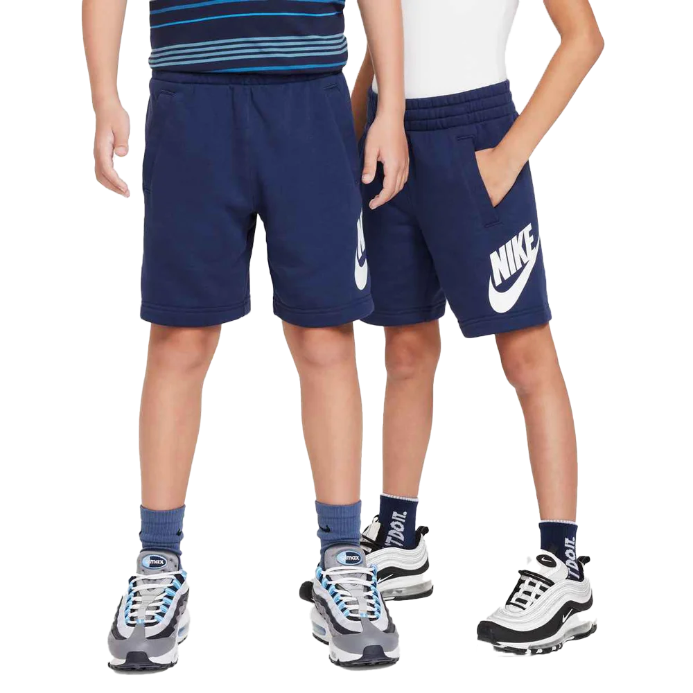 Nike Big Kids' Sportswear Club Fleece French Terry Shorts Navy Color