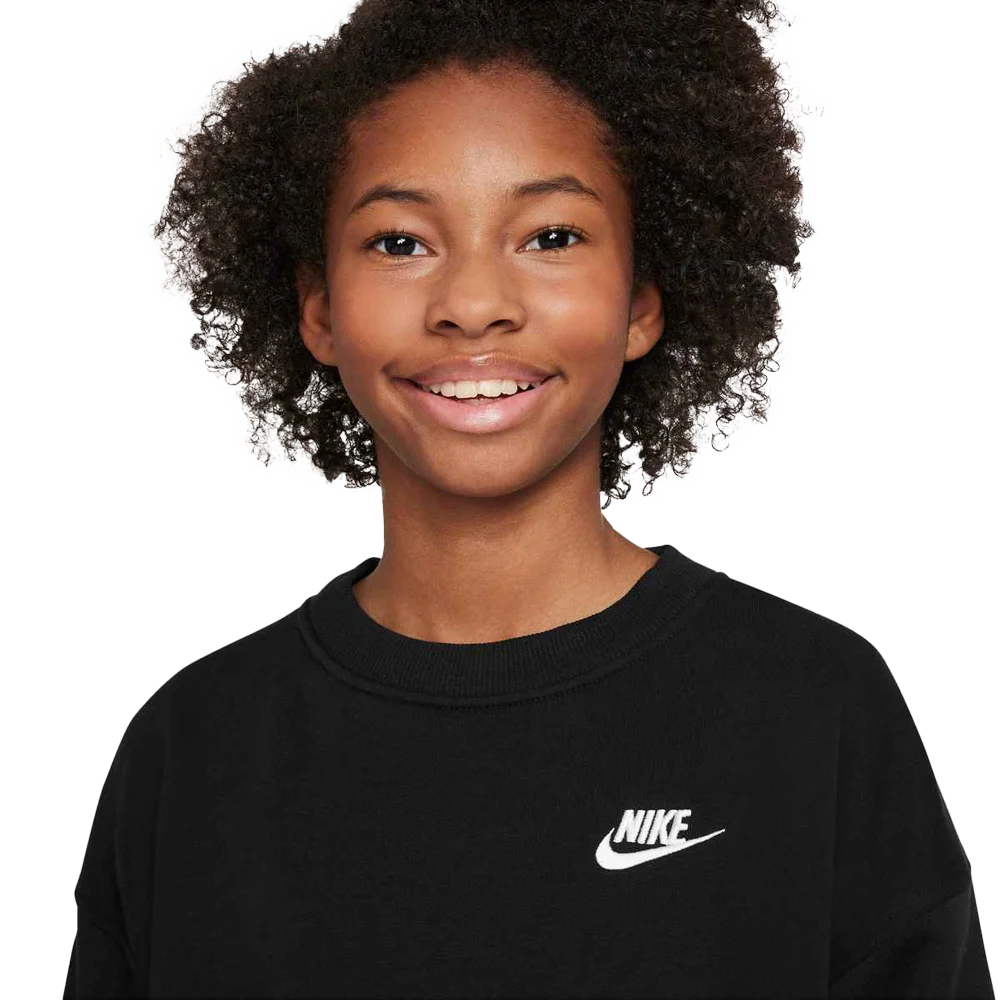 Nike Big Kids' Sportswear Club Fleece  Oversized Sweatshirt