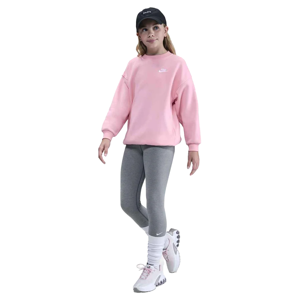 Nike Big Kids' Sportswear Club Fleece  Oversized Sweatshirt