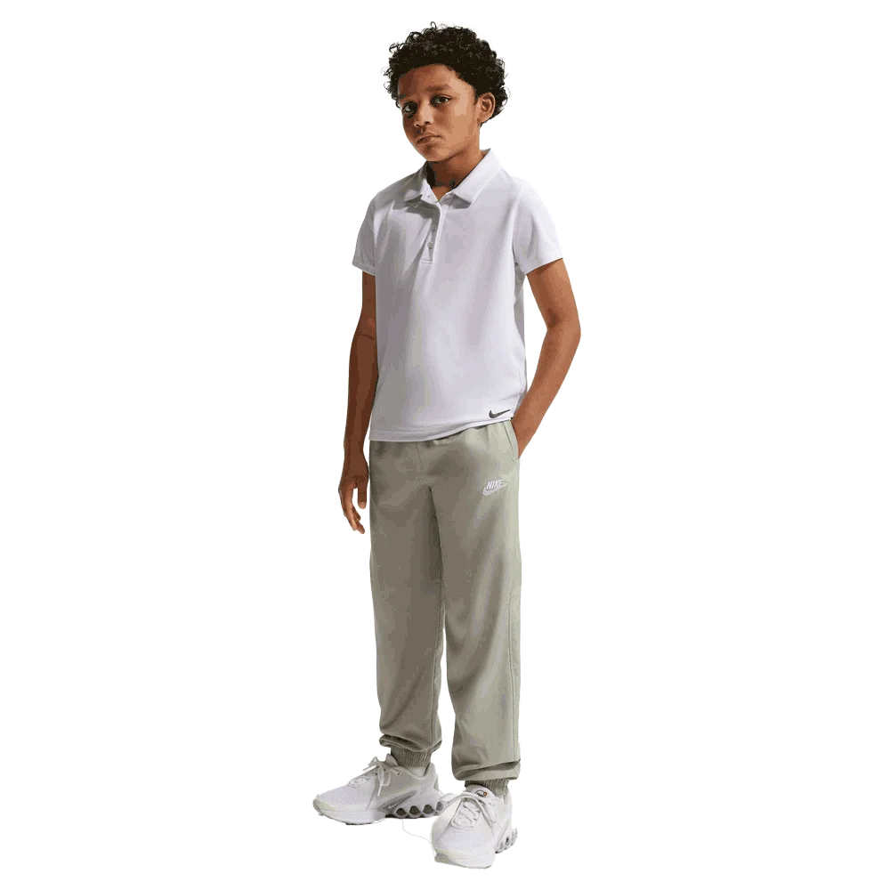 Nike Big Kids Sportswear Club Woven Joggers Gray.