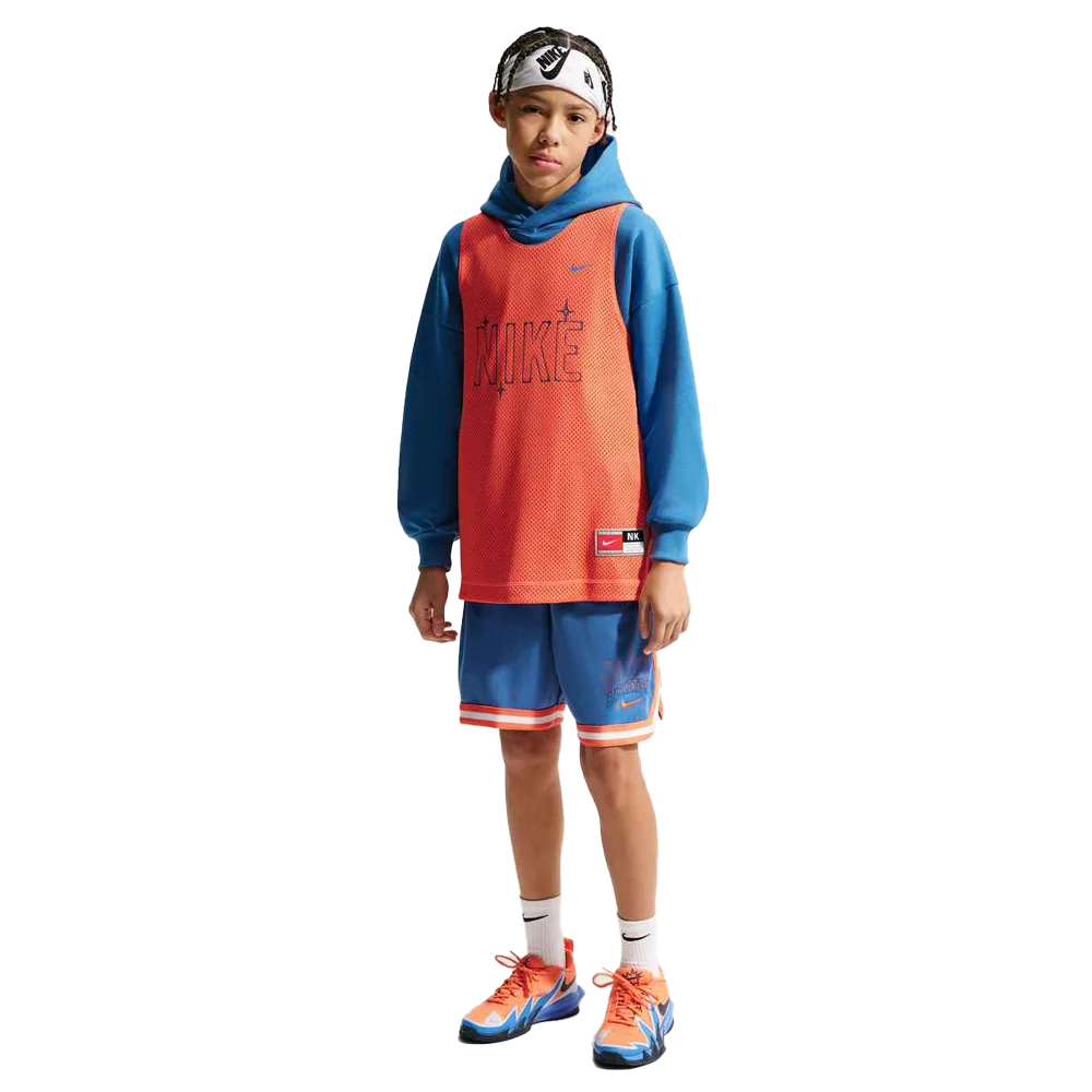 Nike Big Kids' Sportswear  Dri-FIT Basketball Jersey Orange Color