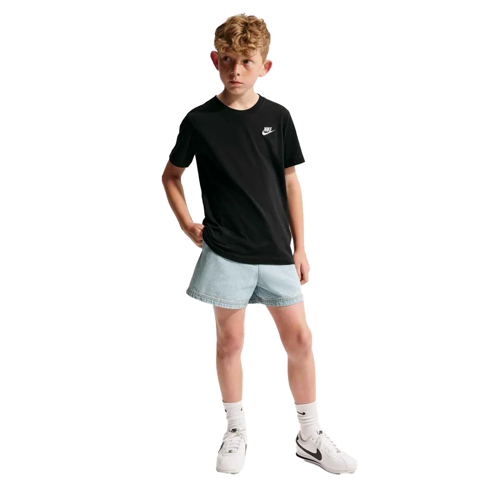 Nike Big Kids' Sportswear T-Shirt Black Color 2