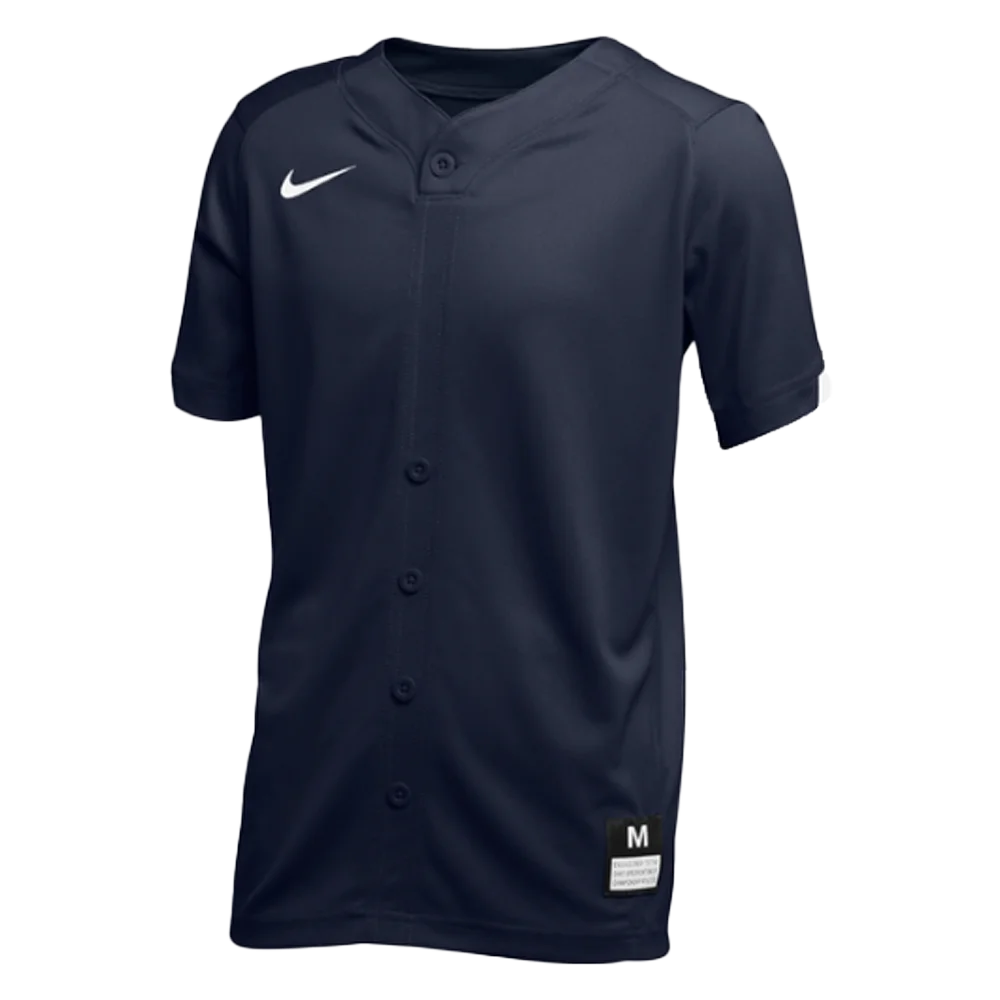 Nike Big Kids' Stock Gapper Baseball Jersey (Loose Fit) Navy Color