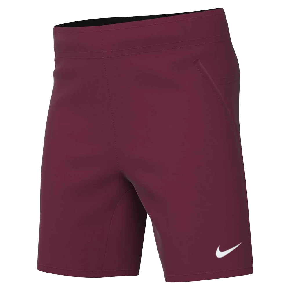 Nike Big Kids' Totality ' 7" Unlined Shorts (Stock) Maroon Color.
