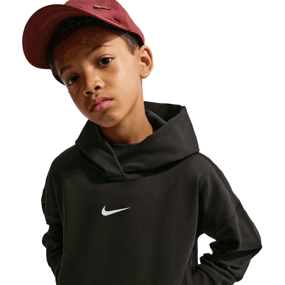 Nike Boys Pro Big Kids Dri-FIT Fleece Pullover Hoodie