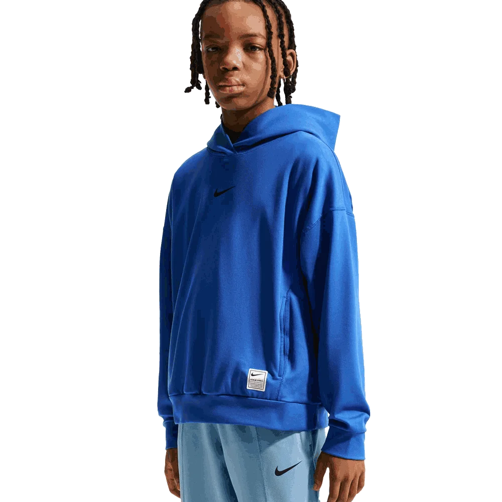 Nike Boys Pro Big Kids Dri-FIT Fleece Pullover Hoodie