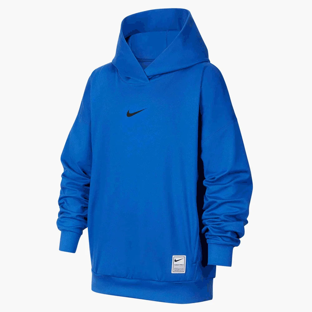 Nike Boys Pro Big Kids Dri-FIT Fleece Pullover Hoodie